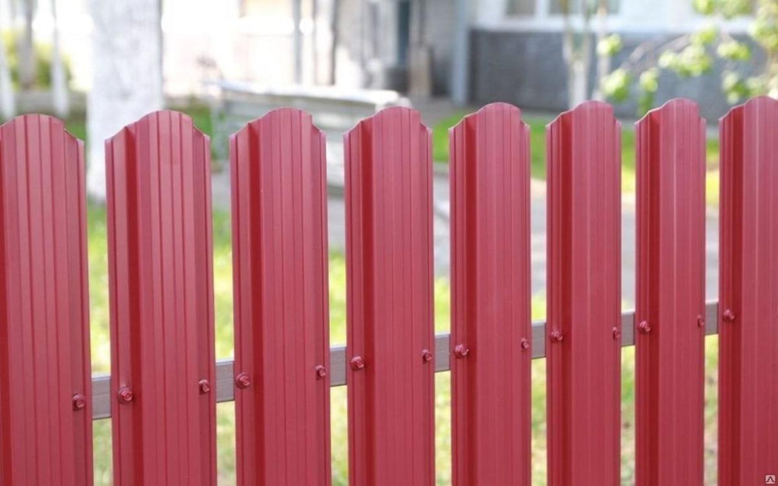 METAL FENCE LAMELL RED GLOSS 175X9