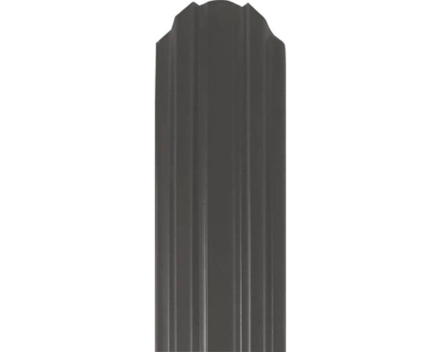 METAL FENCE LAMELL GRAY GLOSS 150X9CM