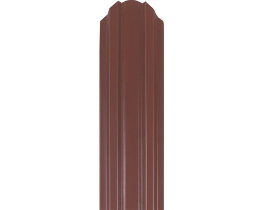 METAL FENCE LAMELL BROWN GLOSS 175X9