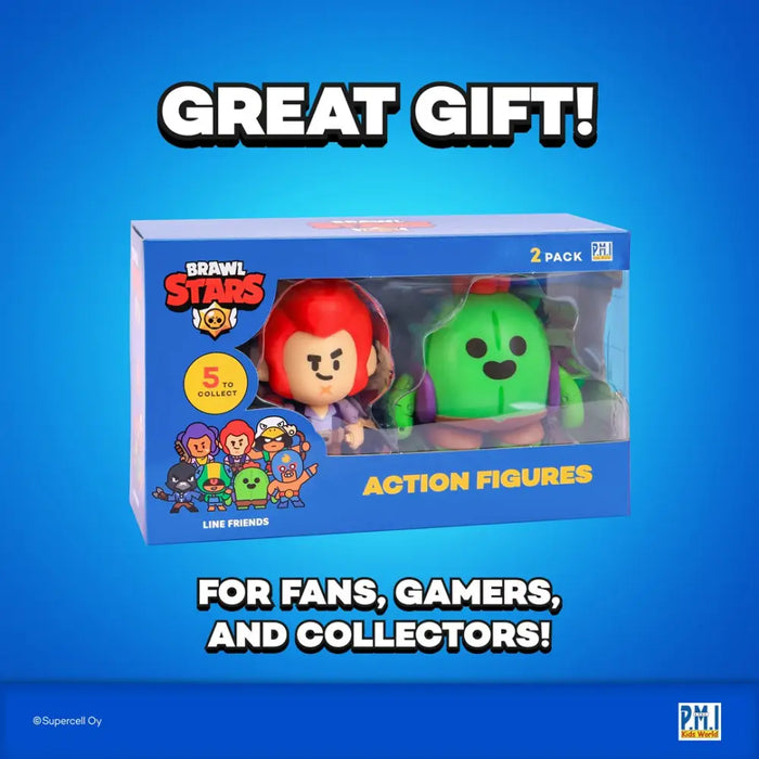 BRAWL STARS S1 ACTION FIGURES 11cm - 2 PACK VER.A - CollectablesFIG-KOL<<<(Games and toys) FiguresFIG<<<ActionPL