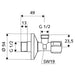 BREATH VALVE BKR SCHELL 1/2 x 1/2 - Сферични и спирателни кранове<<<Вик<<<Баня<<<Praktiker&&&Сферични и спирателни