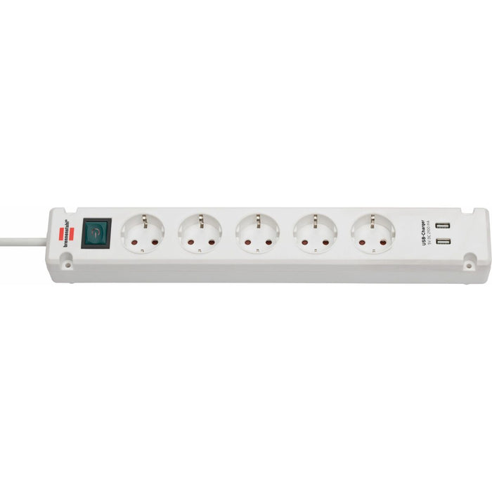 Power Socket - 5 sockets with Switch Brennenstuhl Bremounta 3600 W USB x 2 (3 m)