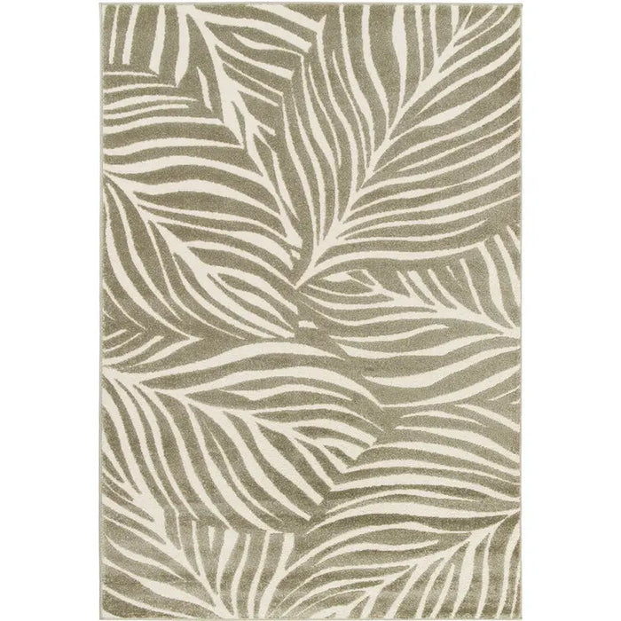 BRERA CARPET 120X170 CM GRAY-GREEN LEAVES - Килими<<<Килими<<<Мебели и интериор<<<Praktiker&&&Килими<<<Килими<<<Подови