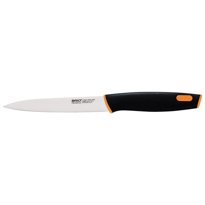 KNIFE SET WITH MAGNETIC HOLDER 6 PIECES BRIO METALLICA