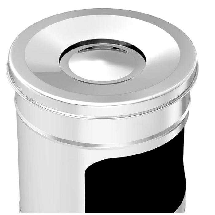 ASHTRAY FOR FOYER-F 20 CM STAINLESS STEEL BRIO