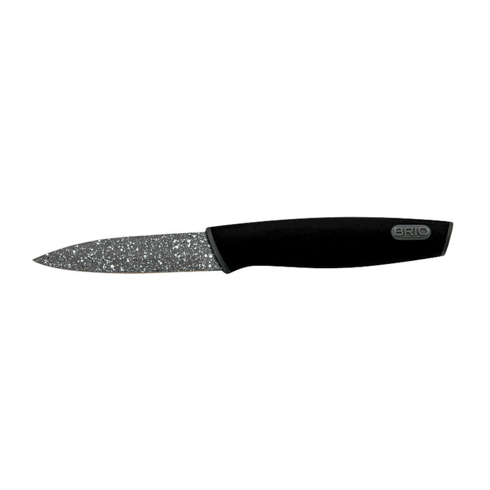 PEELING KNIFE 9 CM BLACK STONE BRIO