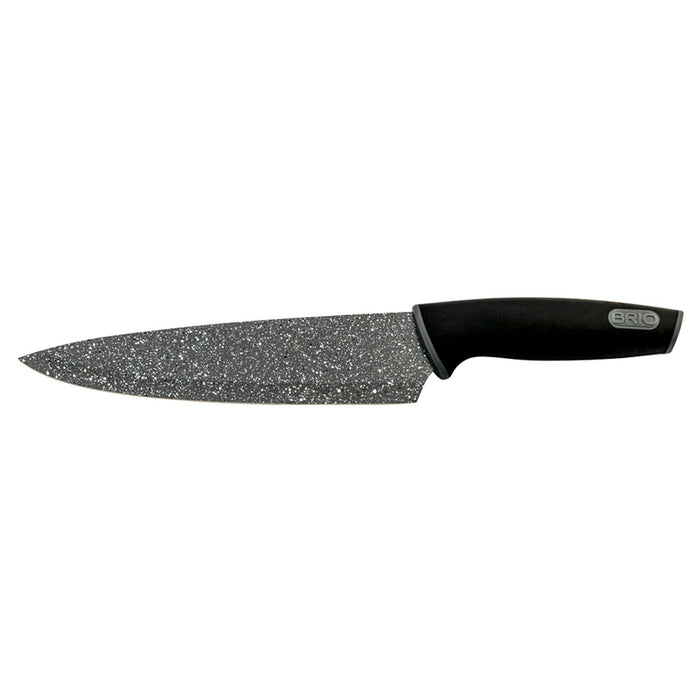 CHEF'S KNIFE 20 CM BLACK STONE BRIO