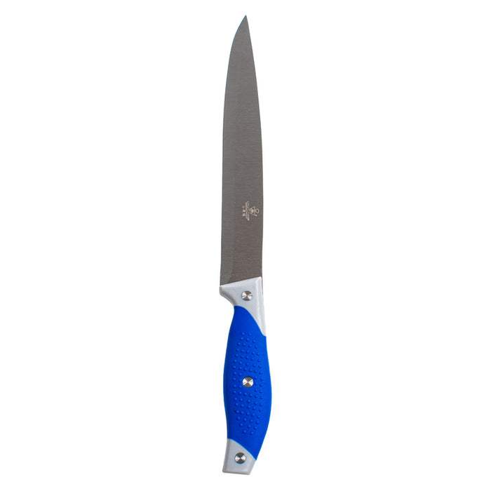 KITCHEN KNIFE WITH RUBBER HANDLE, 20CM BRIO