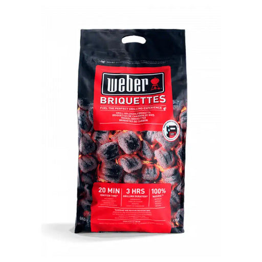 BRIQUETTES FOR BARBECUE 8KG WEBER WB 17591 - Оборудване барбекю<<<Барбекю<<<Градина<<<Praktiker&&&Въглища и