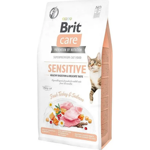 BRIT Care Grain-Free Sensitive Turkey&Salmon - dry cat food - 2 kg - Dry foodDLK-KAS<<<For the catDLK<<<ActionPL