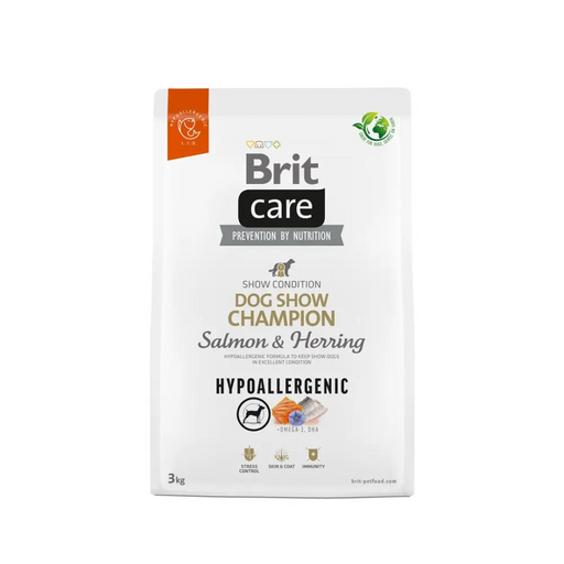 BRIT Care Hypoallergenic Adult Dog Show Champion Salmon & Herring - dry dog food - 3 kg - Dry foodDLP-KAS<<<For