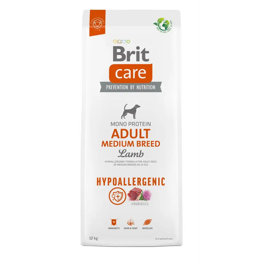 BRIT Care Hypoallergenic Adult Medium Breed Lamb - dry dog food - 12 kg - Dry foodDLP-KAS<<<For the dogDLP<<<ActionPL