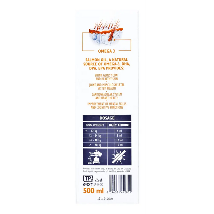 Brit Care Salmon oil 500ml - Supplements and medicinal preparationsDLP-SPL<<<For the dogDLP<<<ActionPL