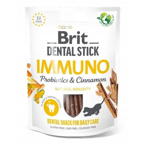 BRIT Dental Stick Immuno Probiotics & Cinnamon - dog treat - 251 g - DelicaciesDLP-PRZ<<<For the dogDLP<<<ActionPL