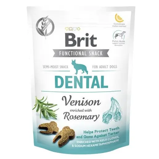 BRIT Functional Snack Dental Venison - Dog treat - 150g - DelicaciesDLP-PRZ<<<For the dogDLP<<<ActionPL