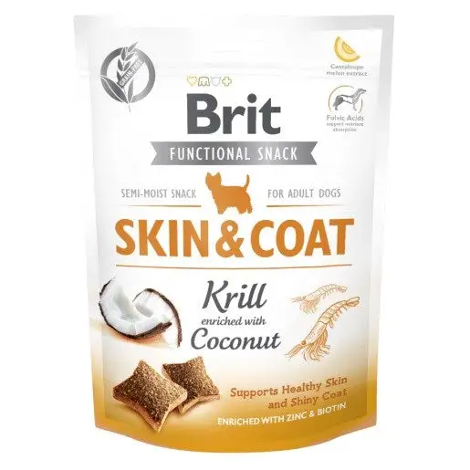 BRIT Functional Snack Skin&Coat Krill - Dog treat - 150g - DelicaciesDLP-PRZ<<<For the dogDLP<<<ActionPL