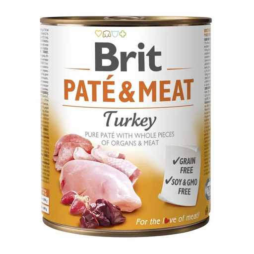 BRIT Paté & Meat with Turkey - wet dog food - 800g - Wet foodDLP-KAM<<<For the dogDLP<<<ActionPL