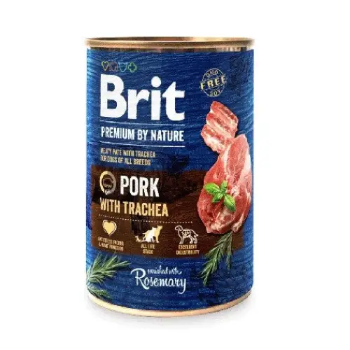 BRIT Premium by Nature Pork with Trachea - Wet dog food - 400 g - Wet foodDLP-KAM<<<For the dogDLP<<<ActionPL