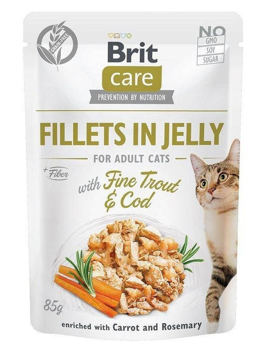 BRIT Care Fillets in Jelly Flavour Box- wet cat food - 12 x 85g