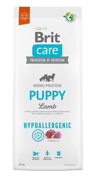 BRIT Care Hypoallergenic Puppy Lamb  - dry dog food - 12 kg
