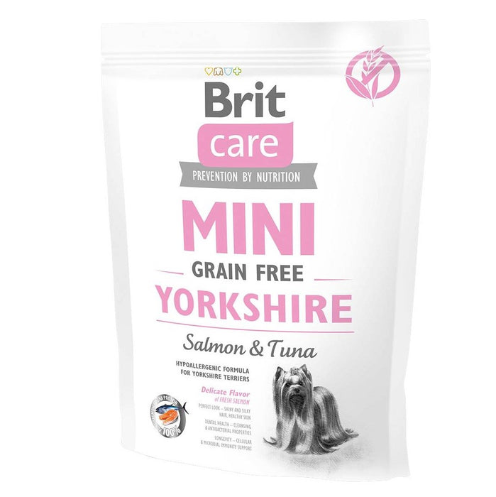 BRIT Care Mini Grain-Free Yorkshire Salmon and tuna - dry dog food - 400g