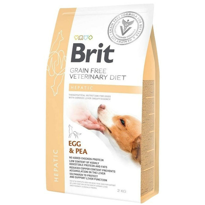 Fodder Brit Grain Free Veterinary Diet Hepatic Egg&Pea 2 Kg