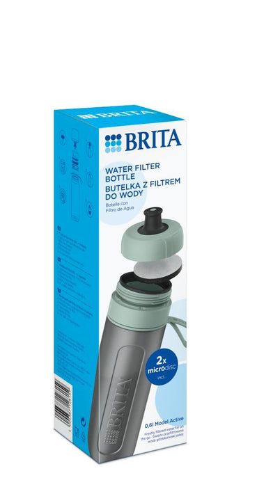 Brita Active green 2-disc filter bottle