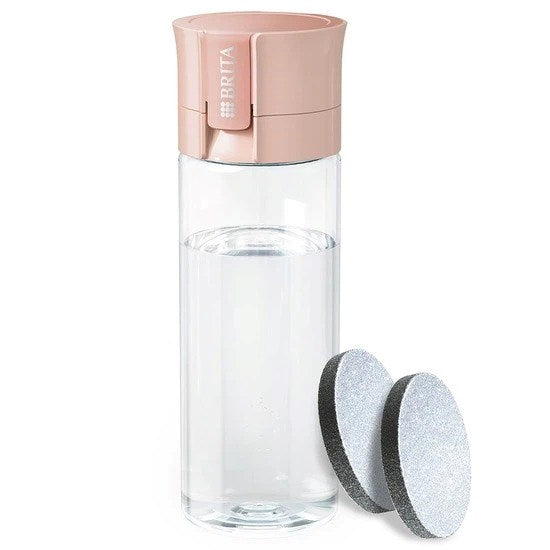 Brita Vital Filtering bottle 0.6 l Pastel peach