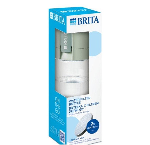Brita Vital Filtering bottle 0.6 l Pastel green