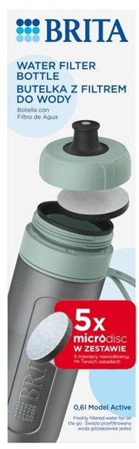 Brita Active Filtering bottle 0.6 l Pastel green