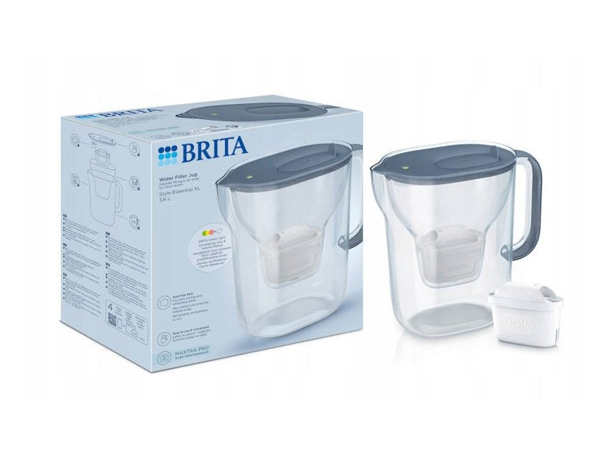 BRITA Style ESSENTIAL XL graphite filter jug + MX Pro Pure Performance filter