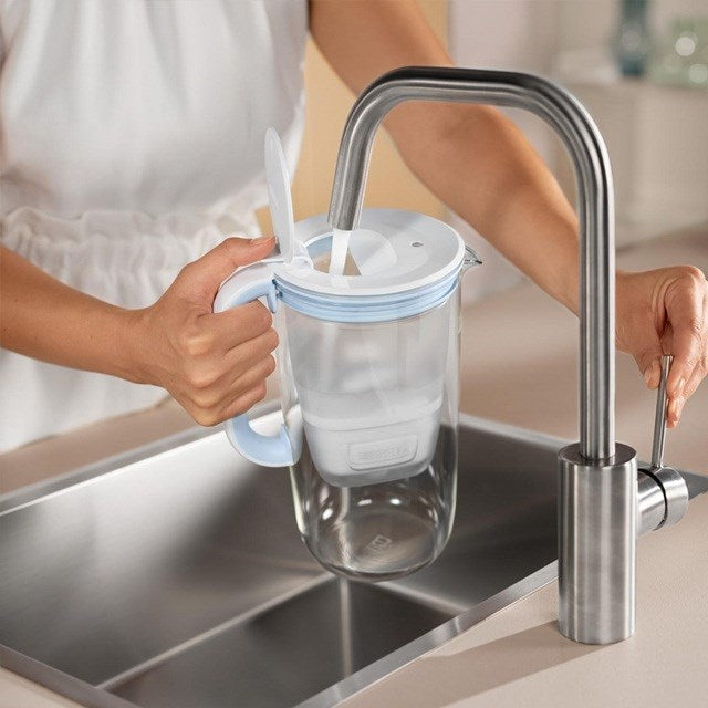 Brita Glass+ filter jug with 2 MaxtraPro PP cartridges (blue; 2.5 l)