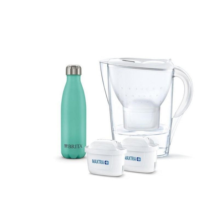 Filter jug Brita MARELLA COOL MEMO+2 F-RA MAXTRA PLUS+T BOTTLE***, 2.4L