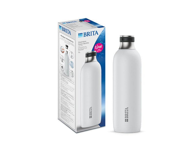 Brita sodaTRIO bottle (1 l; white)