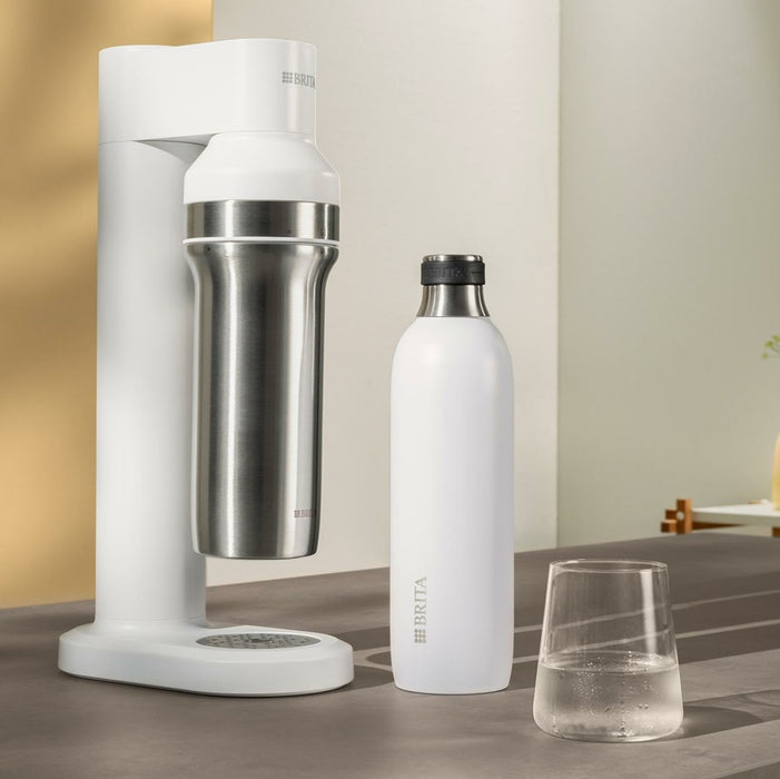 Brita sodaTRIO bottle (1 l; white)