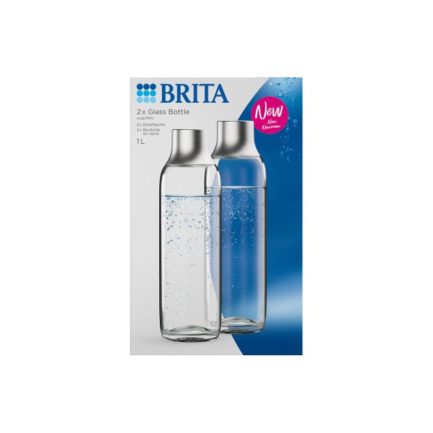 Brita sodaTRIO bottle (2 pcs., glass)