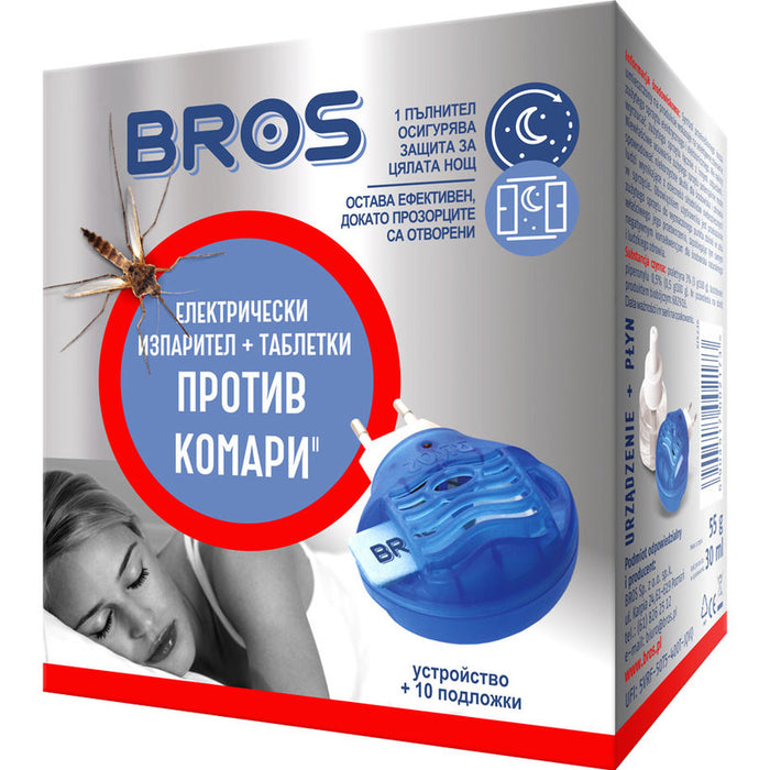 EL. MOSQUITO VAPOR WITH 10 PCS. TABLETS BROS