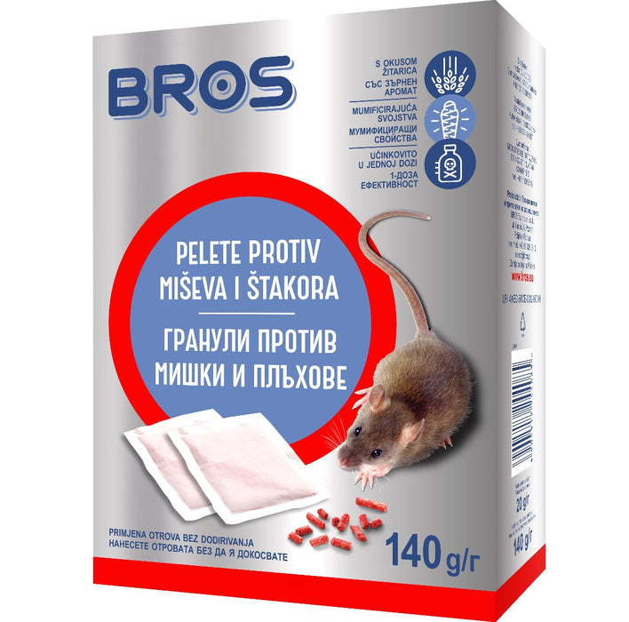 POISON GRANULES FOR MICE AND RATS BROS