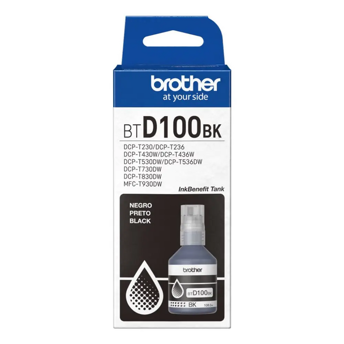 Brother BTD100BK printer ink refill Original - For Brother printers (without