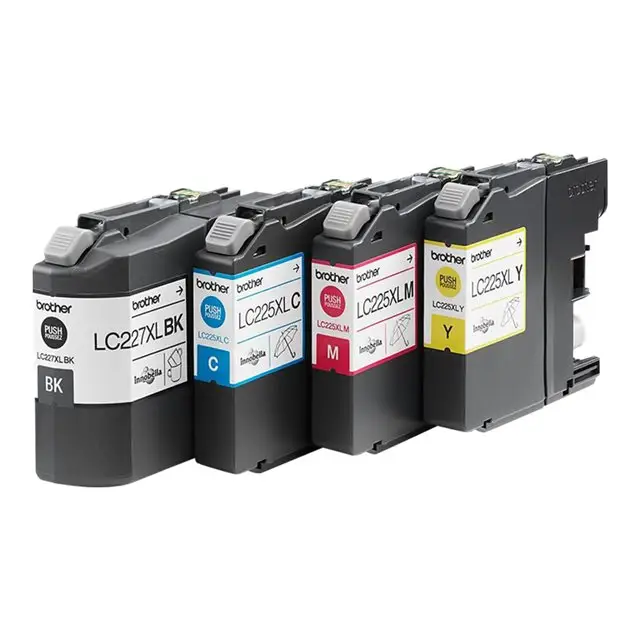 BROTHER LC-227XL ink cartridge black and tri-colour high capacity 1-pack blister without alarm - Мастила и Мастилени
