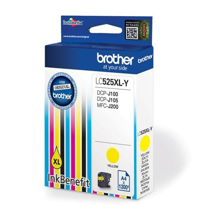 Brother LC-525 XL Yellow Ink Cartridge High Yield - Консумативи за мастилоструйни устройства<<<BROTHER