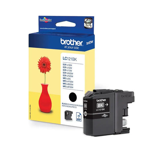 BROTHER LC121BK ink black 300pages for DCP-J752DW MFC-J470DW J870DW - Мастила и Мастилени глави<<<Консумативи