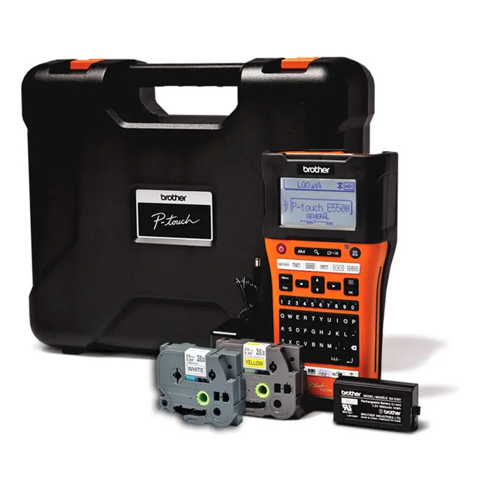 Brother PT-E550WVP Label Printer 2pcs tze tapes PTE550WVPVT1 - Принтиране на етикети<<<Принтери и