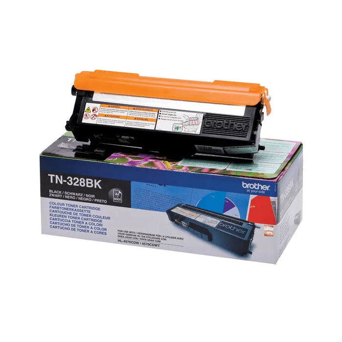 Brother TN-328BK toner cartridge 1 pc(s) Original Black - Тонери<<<Консумативи - Лазер<<<Печат Сканиране и