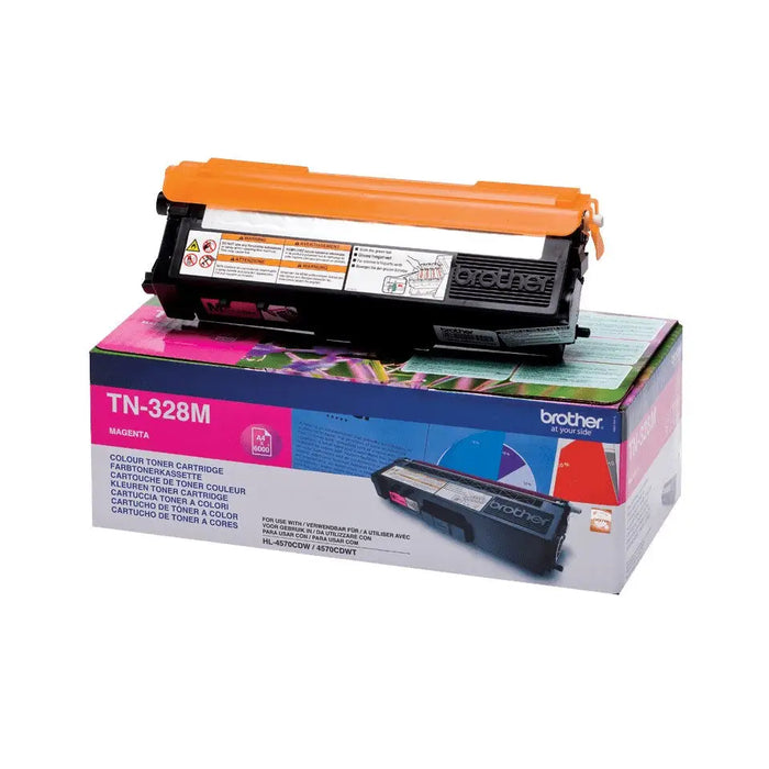 Brother TN-328M toner cartridge 1 pc(s) Original Magenta - Тонери<<<Консумативи - Лазер<<<Печат Сканиране и