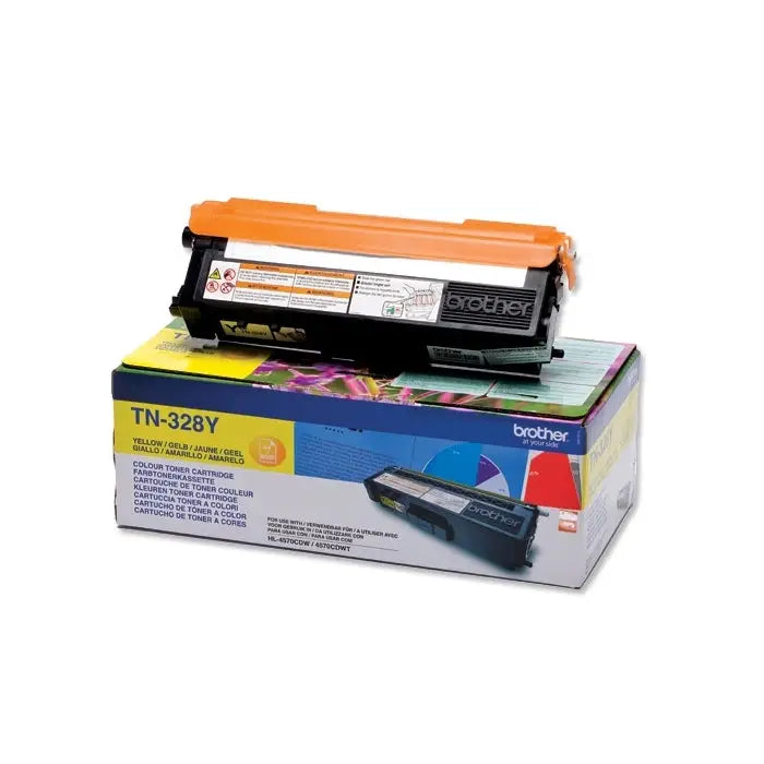 Brother TN-328Y toner cartridge 1 pc(s) Original Yellow - Тонери<<<Консумативи - Лазер<<<Печат Сканиране и