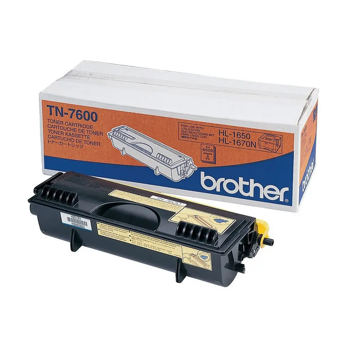 BROTHER TN-7600 toner cartridge black high capacity 6.000 pages 1-pack - Тонери<<<Консумативи - Лазер<<<Печат Сканиране