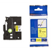 Brother TZe-FX621 Tape Black on Yellow Flexible ID 9mm 8m - Eco - Консумативи за етикетни принтери<<<BROTHER