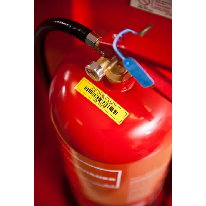 Brother TZe-S651 Tape Black on Yellow Strong Adhesive 24mm 8 m - Eco - Консумативи за етикетни принтери<<<BROTHER