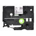 Brother TZe-SE4 Tape Black on White Security Tape 18mm - Eco - Консумативи за етикетни принтери<<<BROTHER